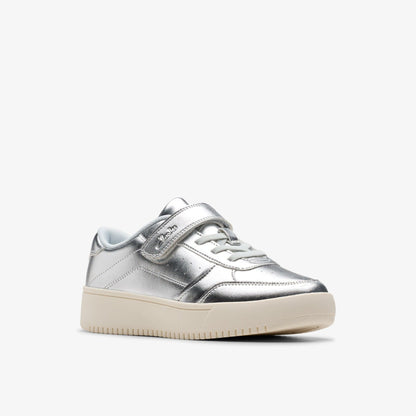 Barley Step Kid Silver Metallic | Clarks outlet