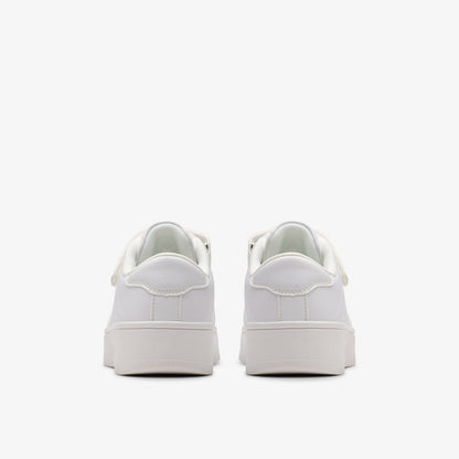 Barley Step Kid White/White | Clarks Sale
