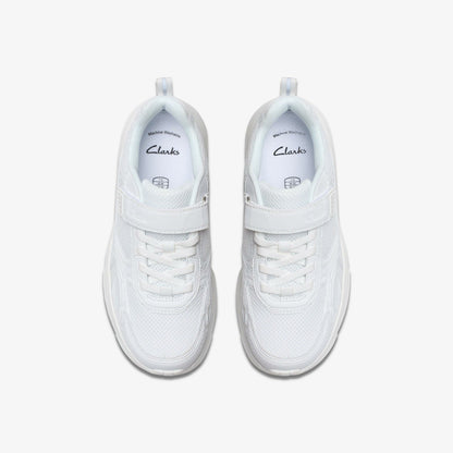 Crafton Move Kid White/White | Clarks online