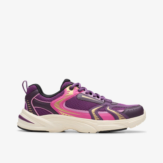 Crafton Move Youth Purple Combination | Clarks outlet
