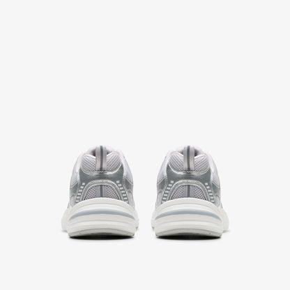 Crafton Move Youth Silver Metallic | Clarks discount
