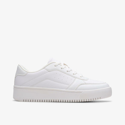 Barley Step Youth White/White | Clarks online