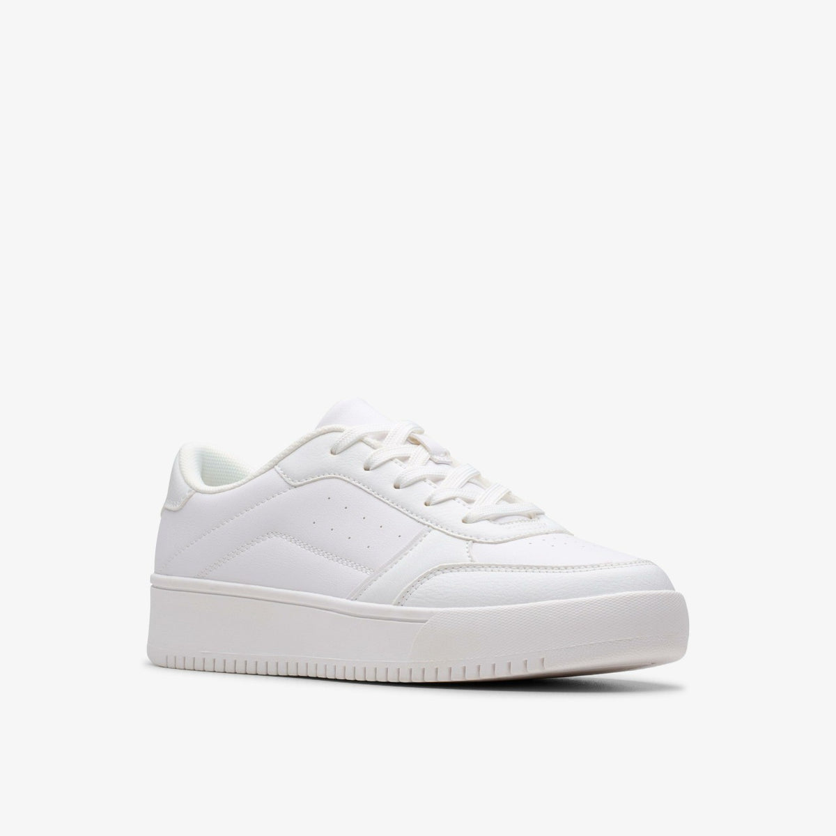 Barley Step Youth White/White | Clarks online