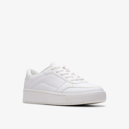 Barley Step Youth White/White | Clarks online