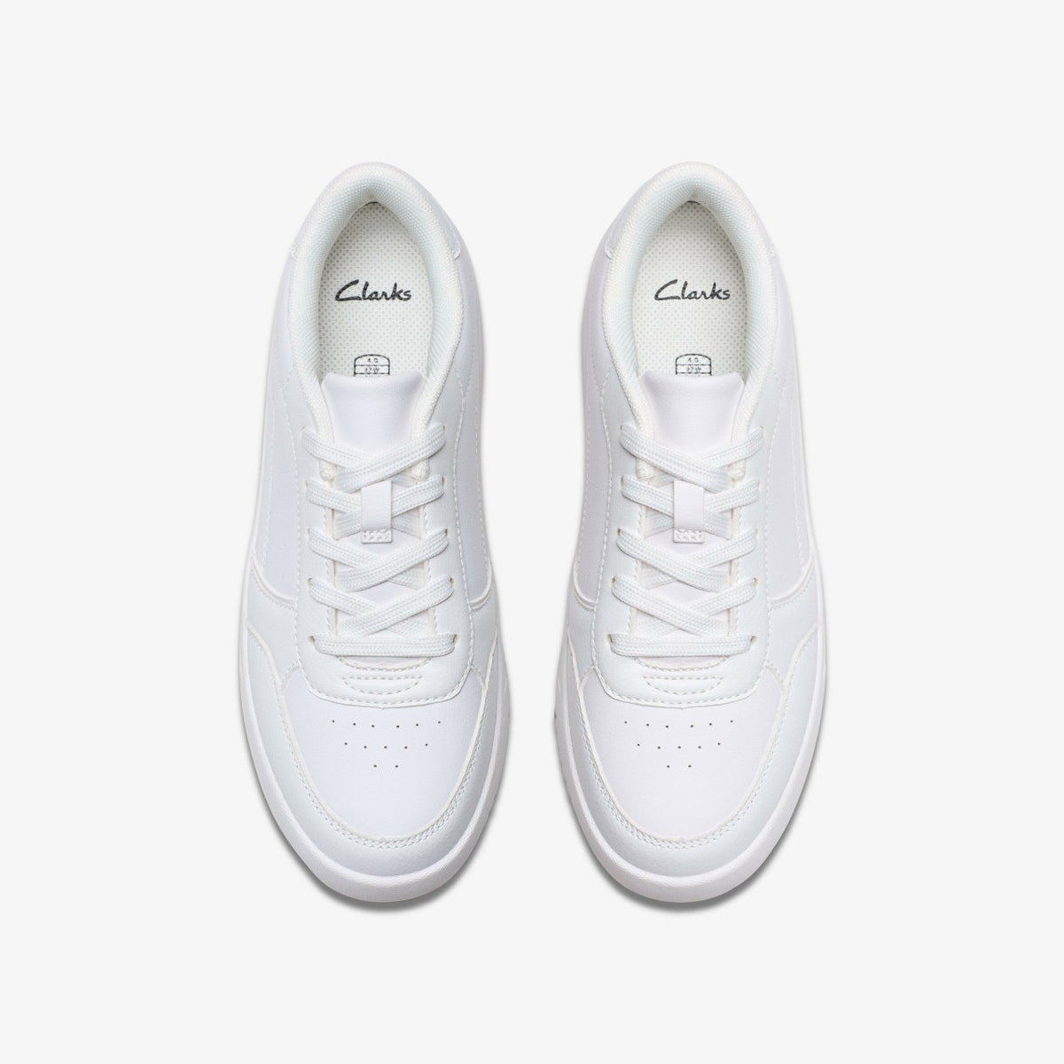 Barley Step Youth White/White | Clarks online