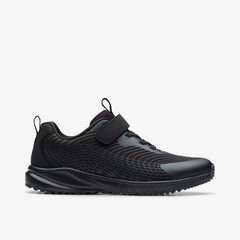 Deyes Dash Youth Black/Black | Clarks discount