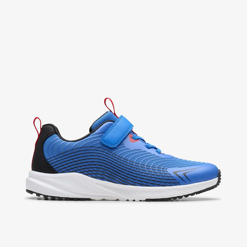Deyes Dash Youth Blue Synthetic | Clarks discount
