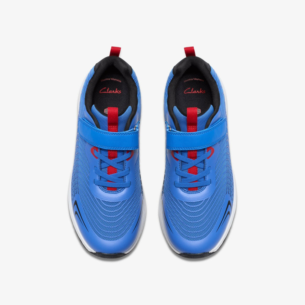 Deyes Dash Youth Blue Synthetic | Clarks discount