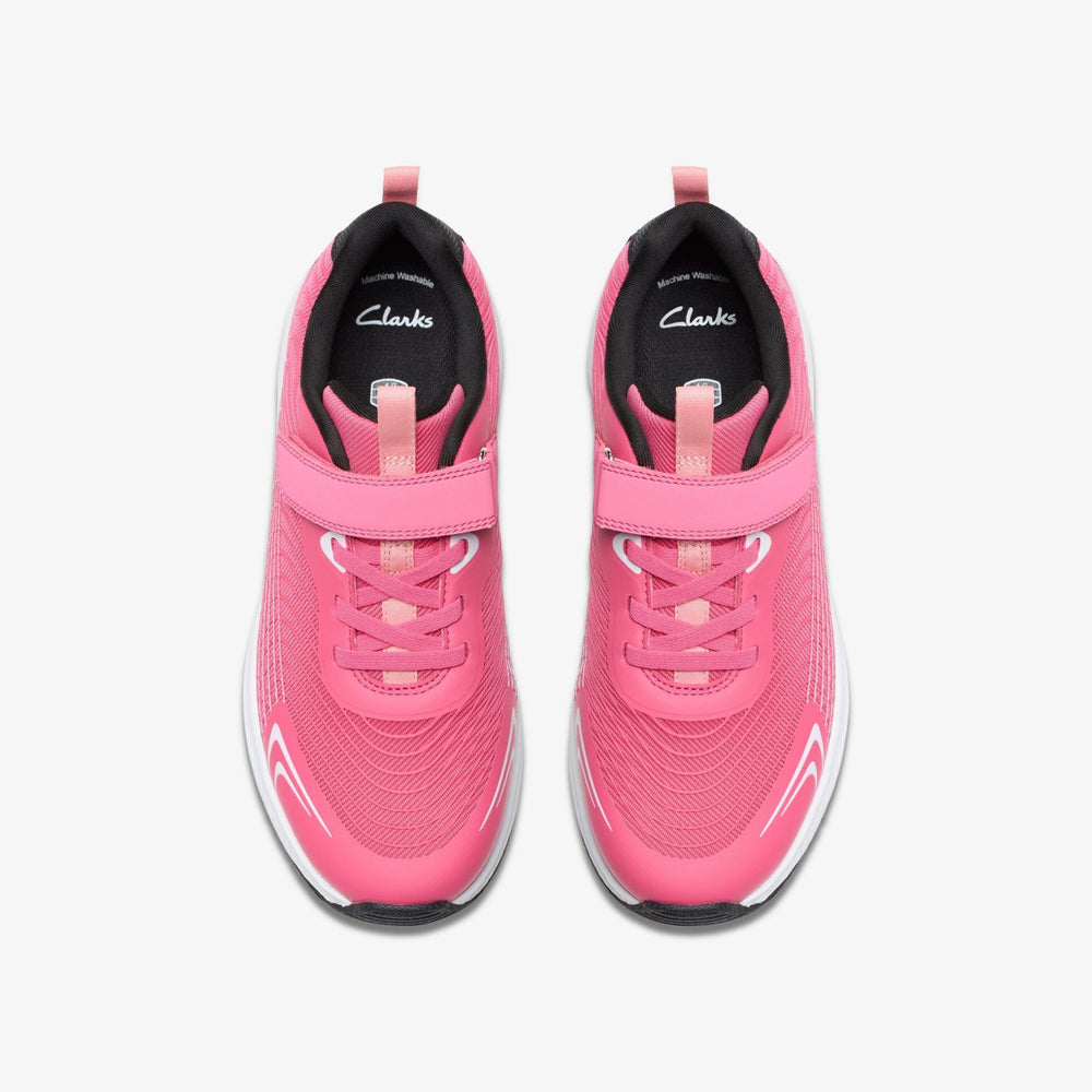 Deyes Dash Youth Pink Synthetic | Clarks Sale