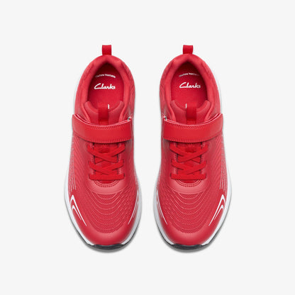Deyes Dash Youth Red Synthetic | Clarks outlet
