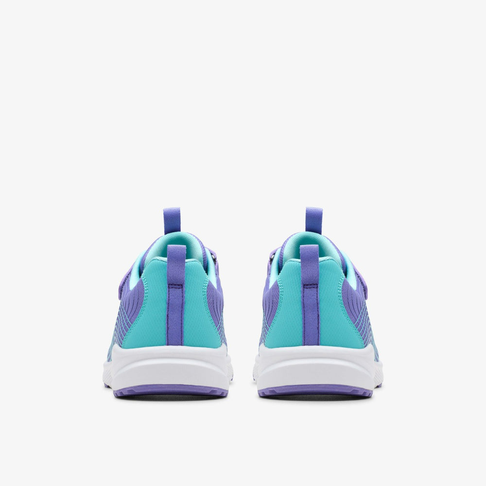 Deyes Dash Youth Purple Synthetic | Clarks for sale