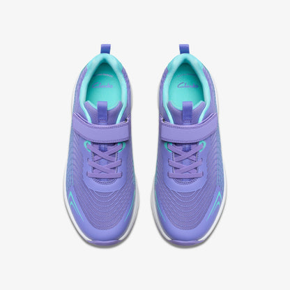 Deyes Dash Youth Purple Synthetic | Clarks for sale