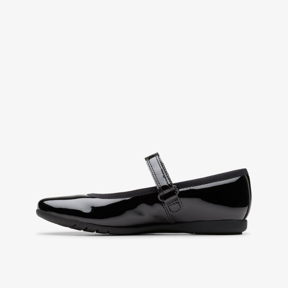 Dance Wish Kid Black Patent | Clarks Sale