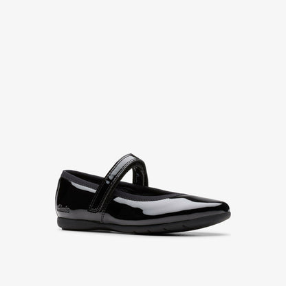 Dance Wish Kid Black Patent | Clarks Sale