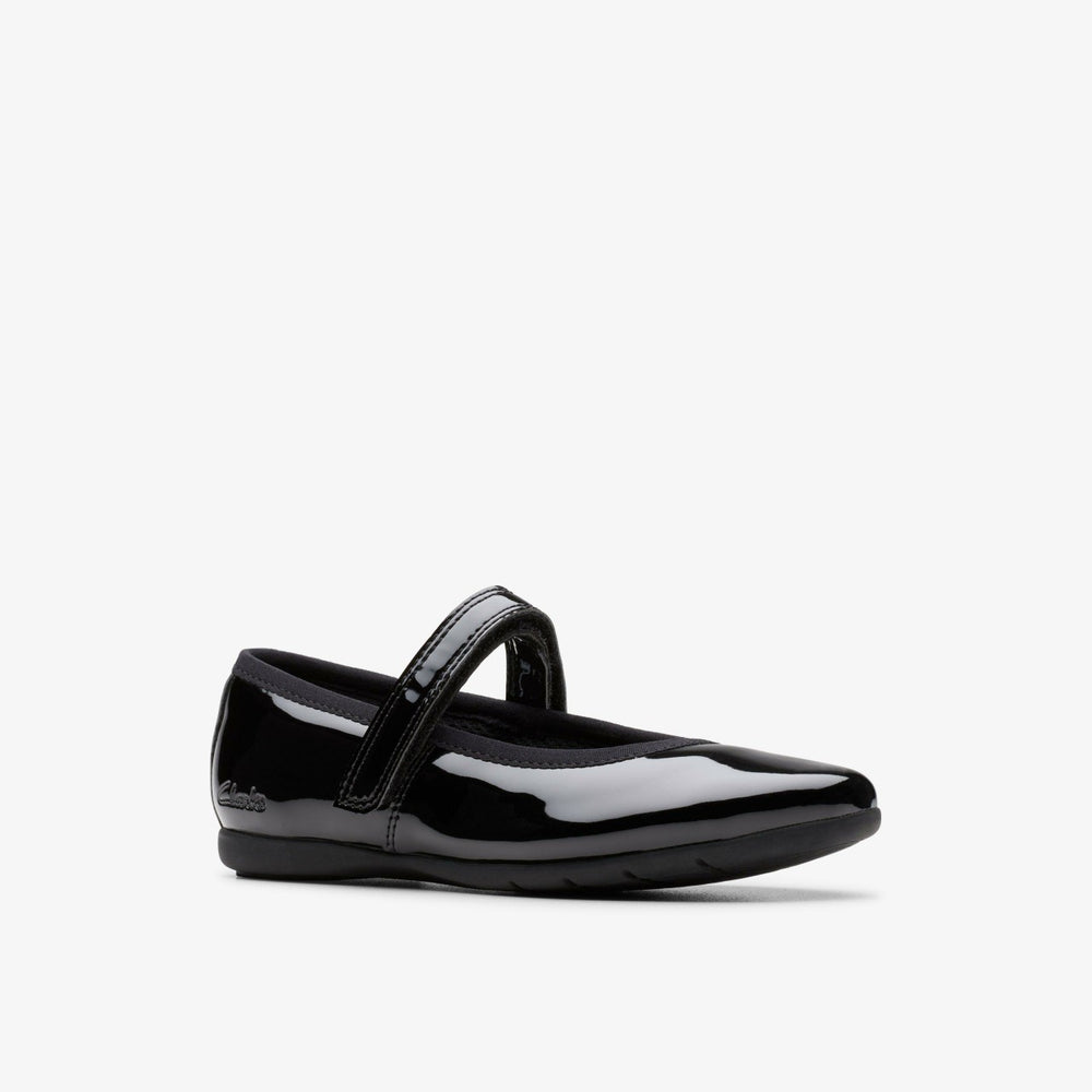 Dance Wish Kid Black Patent | Clarks Sale