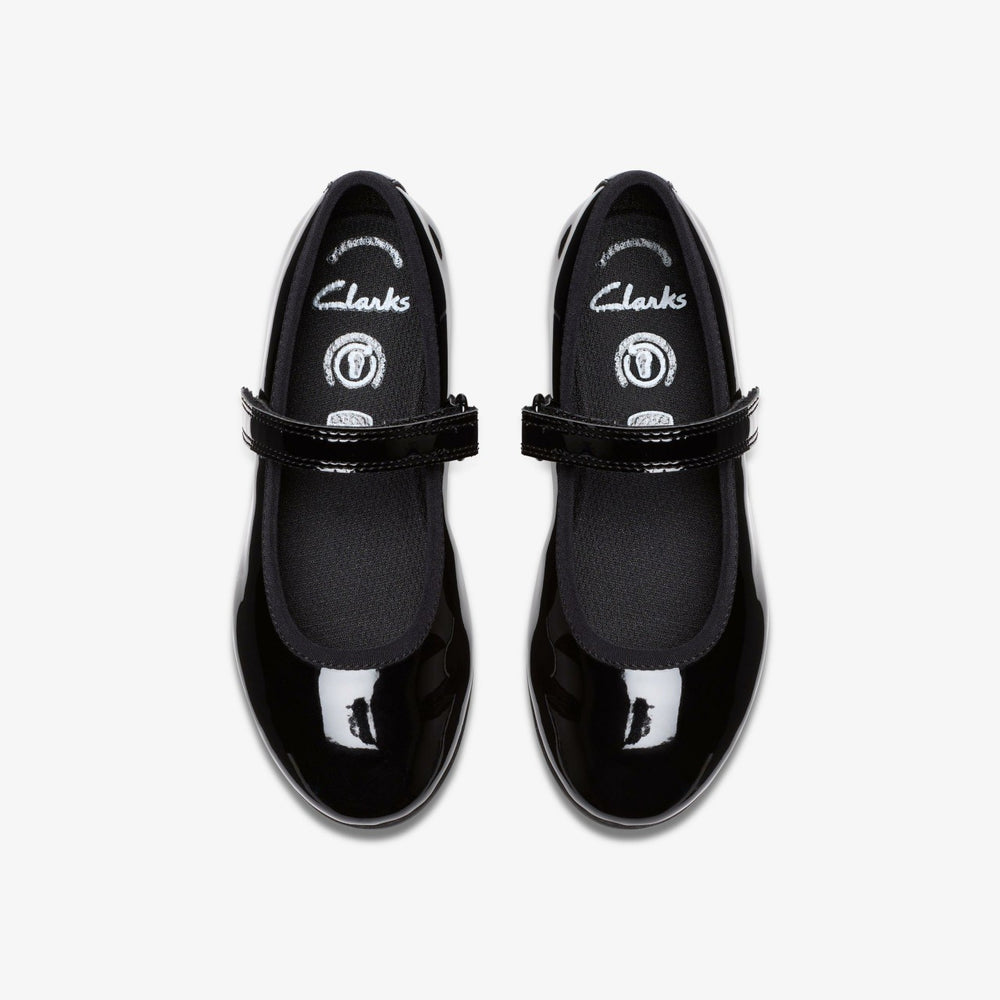 Dance Wish Kid Black Patent | Clarks Sale