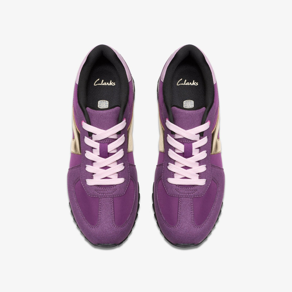 Jaspen Vibe Youth Purple | Clarks on Sale