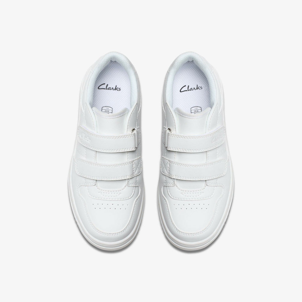 Canyon Sky Kid White/White | Clarks online