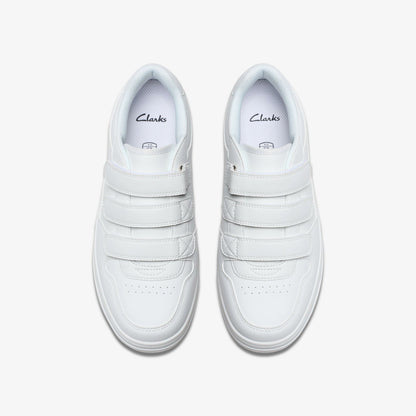 Canyon Sky Youth White/White | Clarks outlet