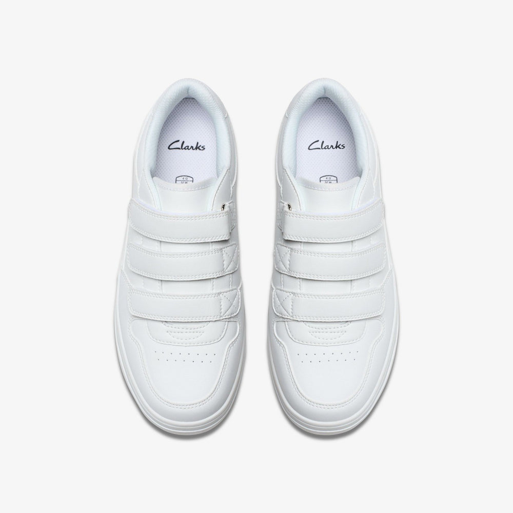 Canyon Sky Youth White/White | Clarks outlet