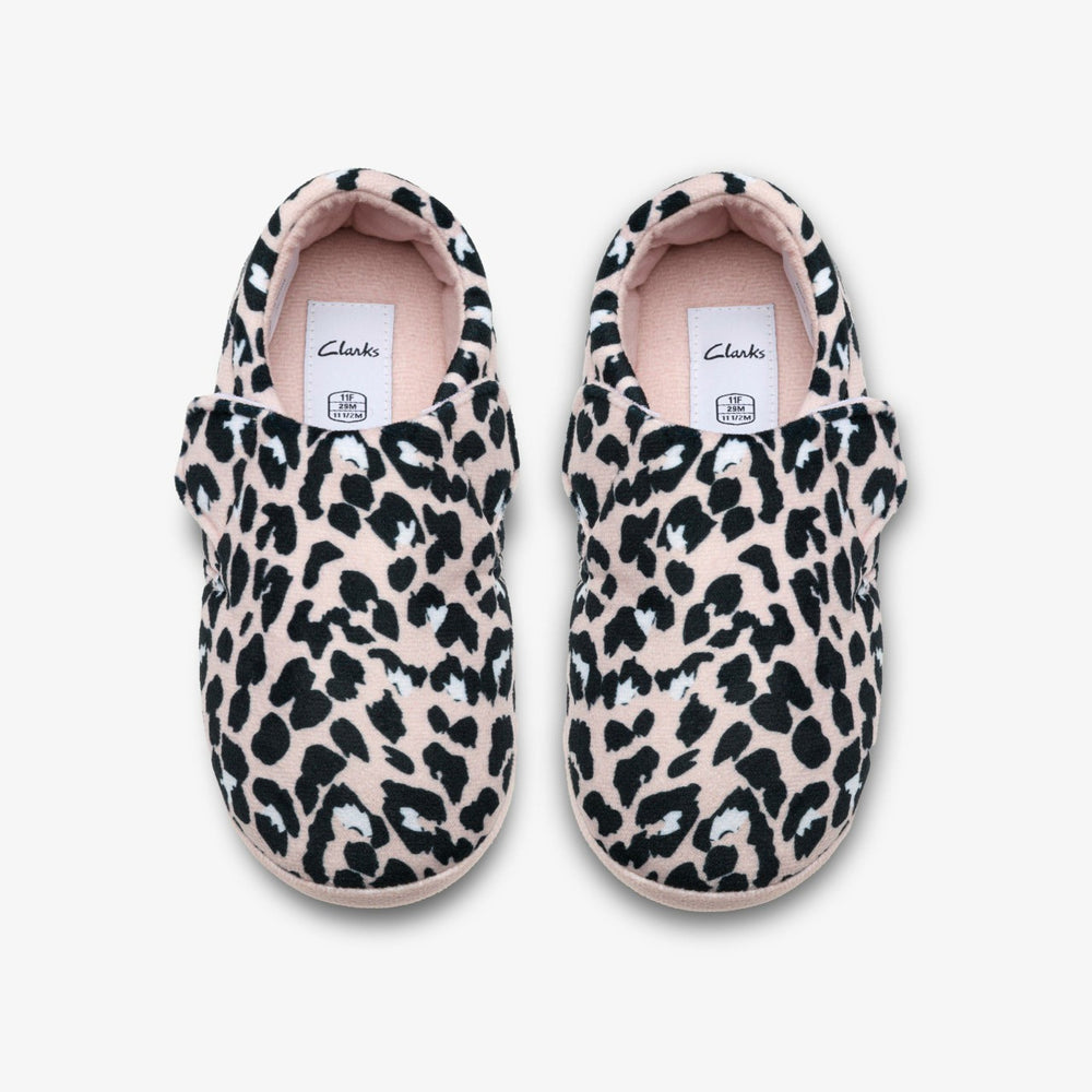 Fluffy Snug Kid Blush Pink Print | Clarks Sale