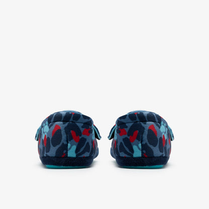 Fluffy Snug Kid Blue Camo Combination | Clarks discount