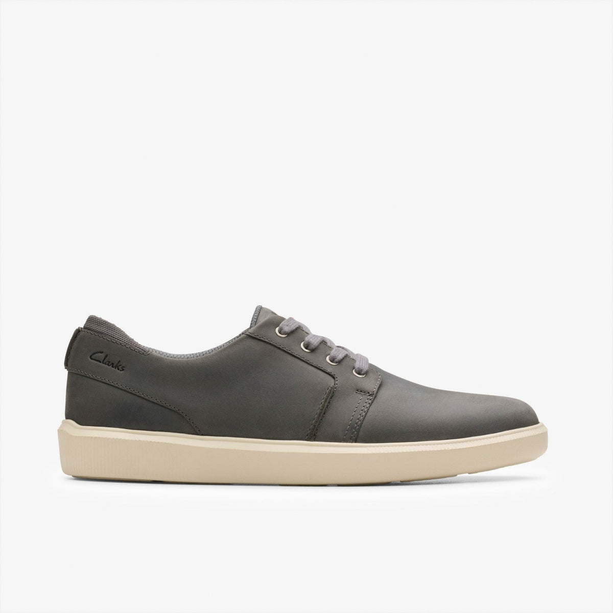 Brodin Seam Dark Grey Leather | Clarks discount