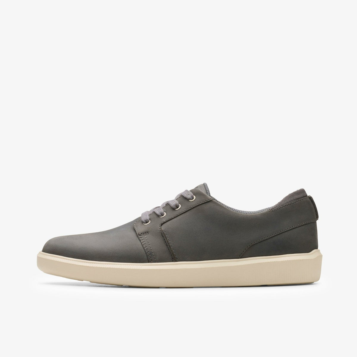 Brodin Seam Dark Grey Leather | Clarks discount