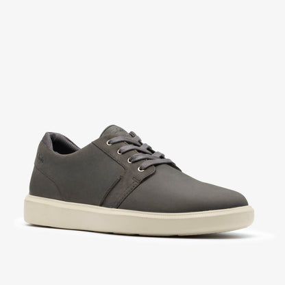 Brodin Seam Dark Grey Leather | Clarks discount