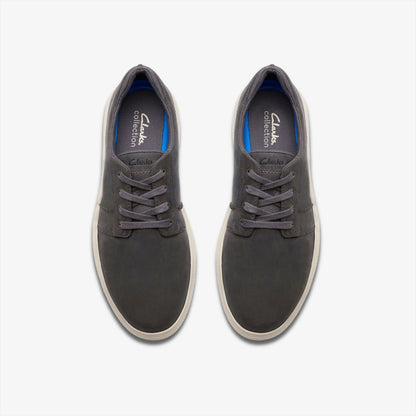Brodin Seam Dark Grey Leather | Clarks discount