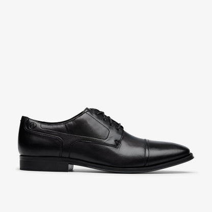 Paulton Cap Black Leather | Clarks online