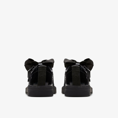 Lorcam Jane Kid Black Patent | Clarks Sale