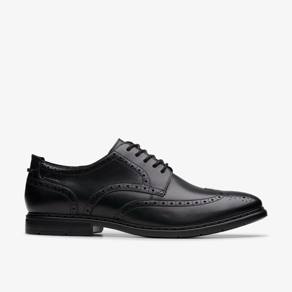 Banbury Tip Black Leather | Clarks Sale