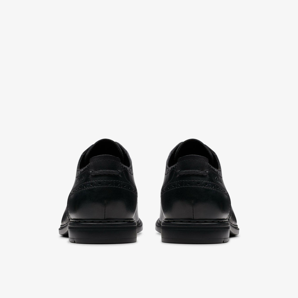 Banbury Tip Black Leather | Clarks Sale