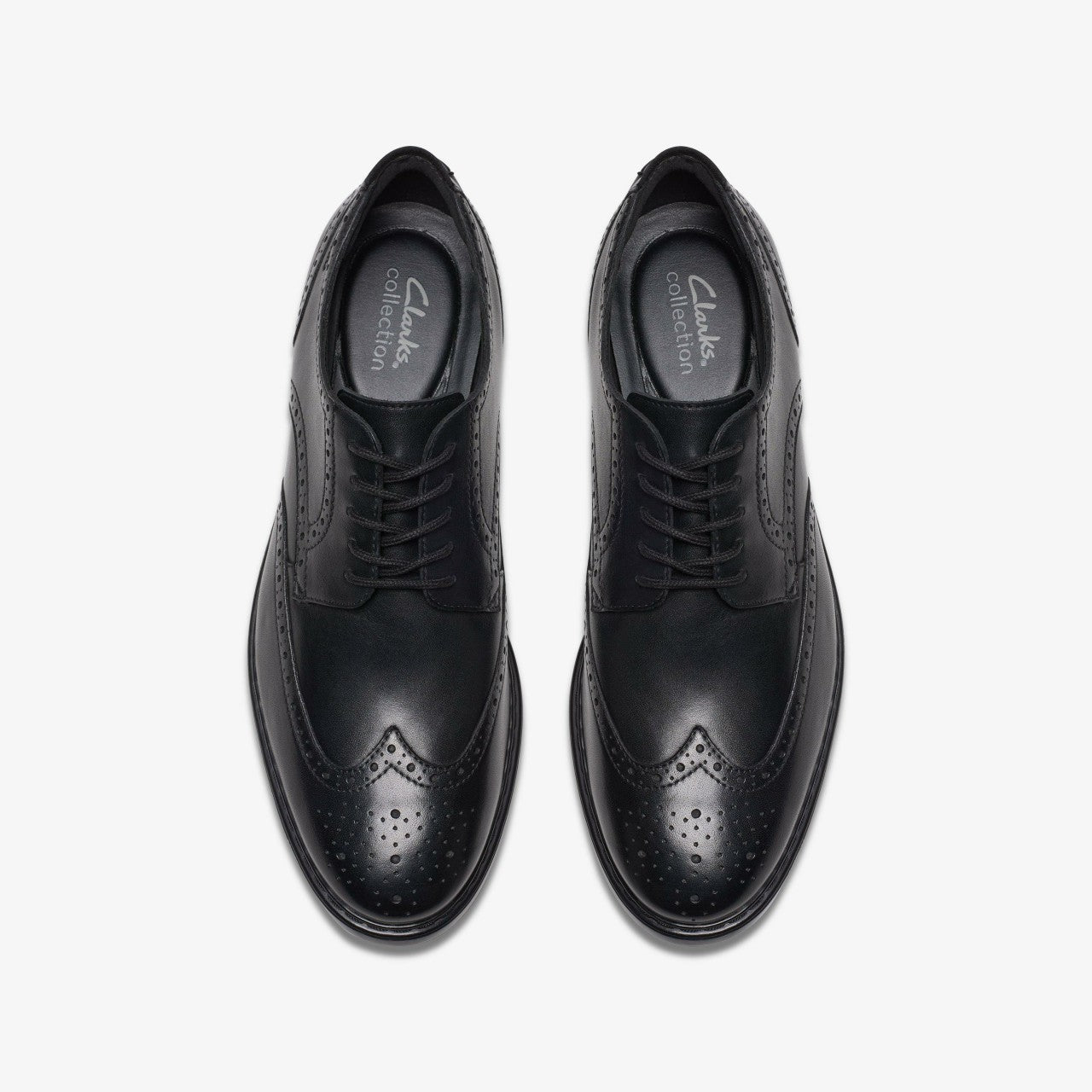 Banbury Tip Black Leather | Clarks Sale