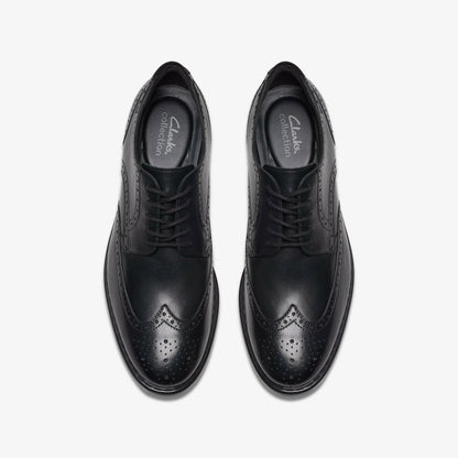 Banbury Tip Black Leather | Clarks Sale