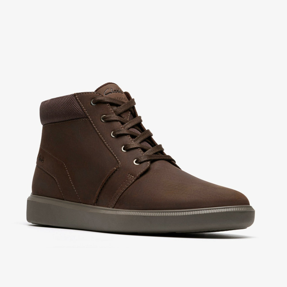 Brodin Mid Dark Brown Leather | Clarks Sale
