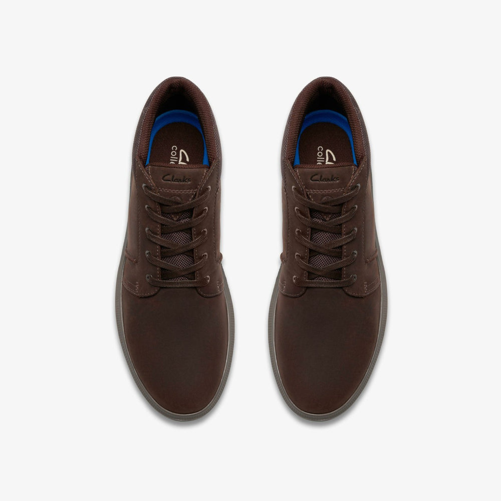 Brodin Mid Dark Brown Leather | Clarks Sale