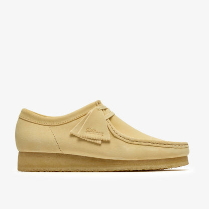 Wallabee Pale Yellow Suede | Clarks discount