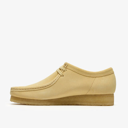 Wallabee Pale Yellow Suede | Clarks discount