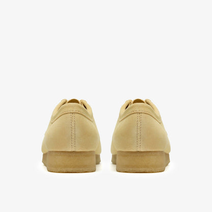 Wallabee Pale Yellow Suede | Clarks discount
