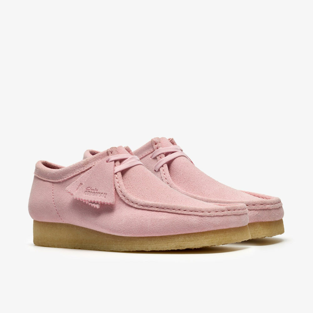 Wallabee Light Pink Suede | Clarks on Sale