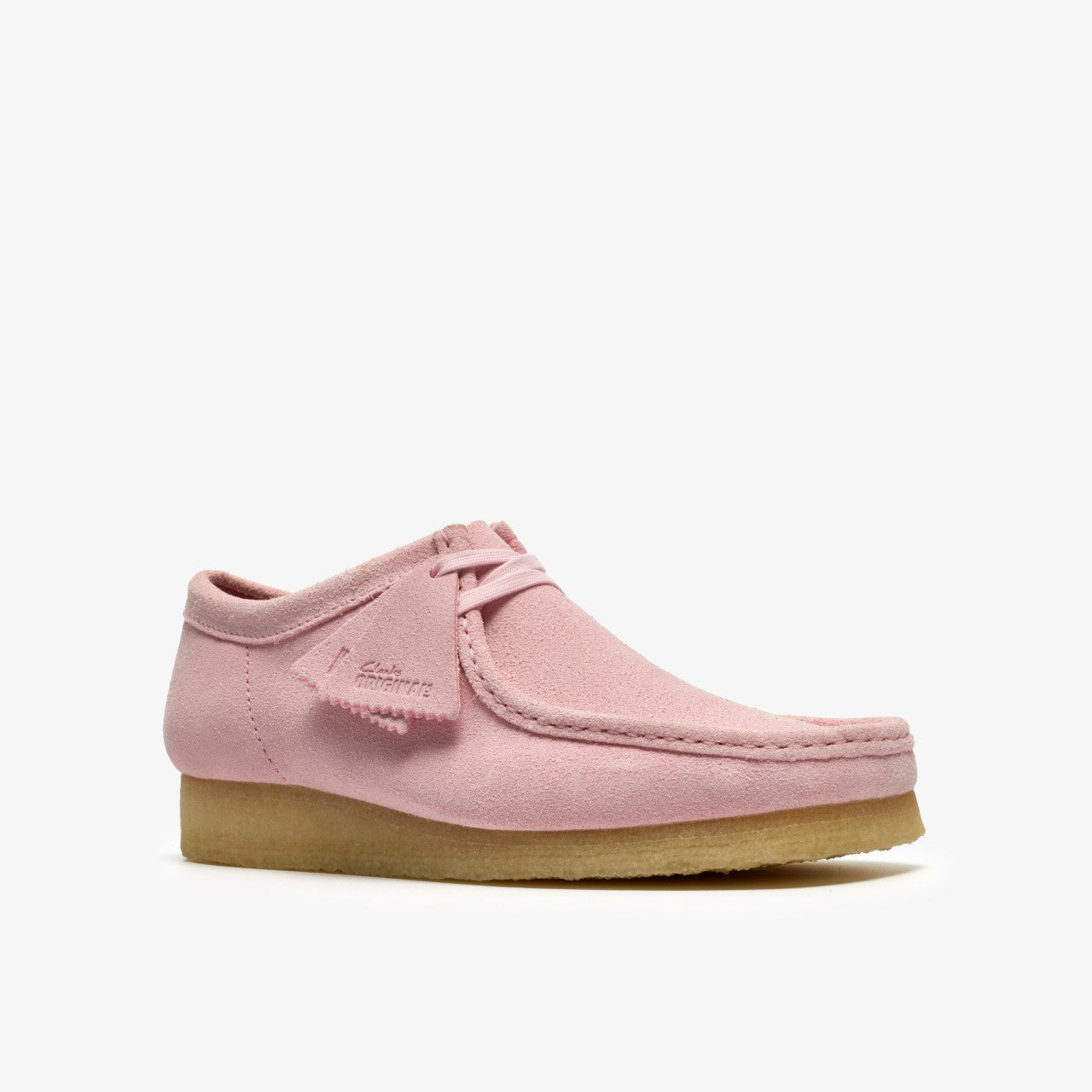 Wallabee Light Pink Suede | Clarks on Sale