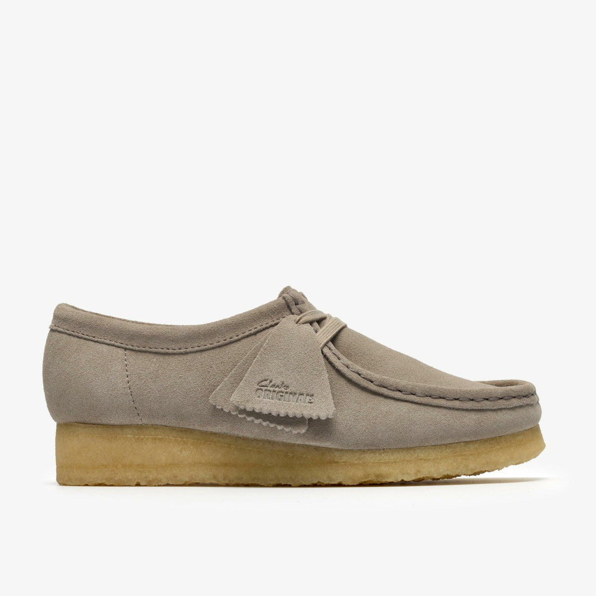 Wallabee Pale Grey Suede | Clarks online