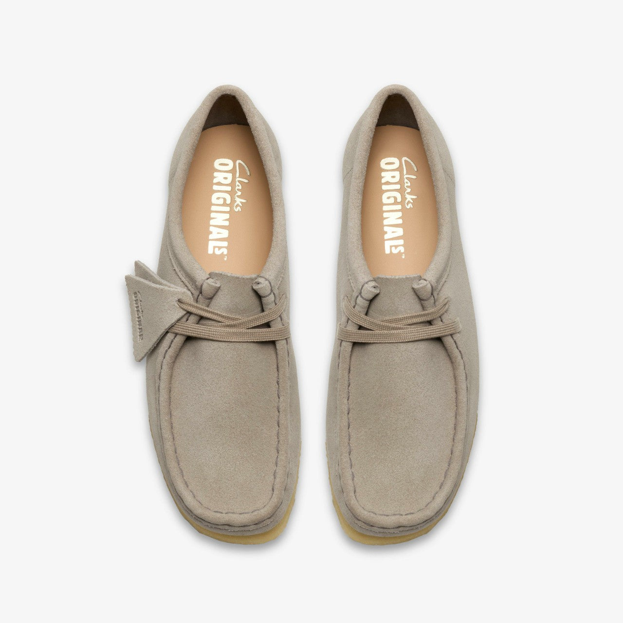 Wallabee Pale Grey Suede | Clarks online