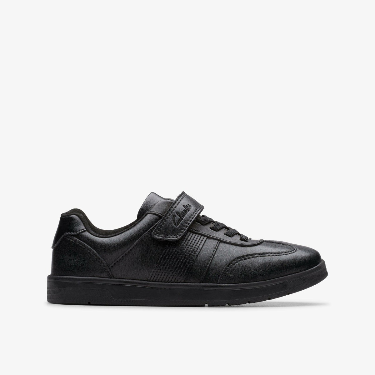 Disco Pace Kid Black Leather | Clarks for sale