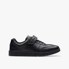 Disco Pace Kid Black Leather | Clarks for sale