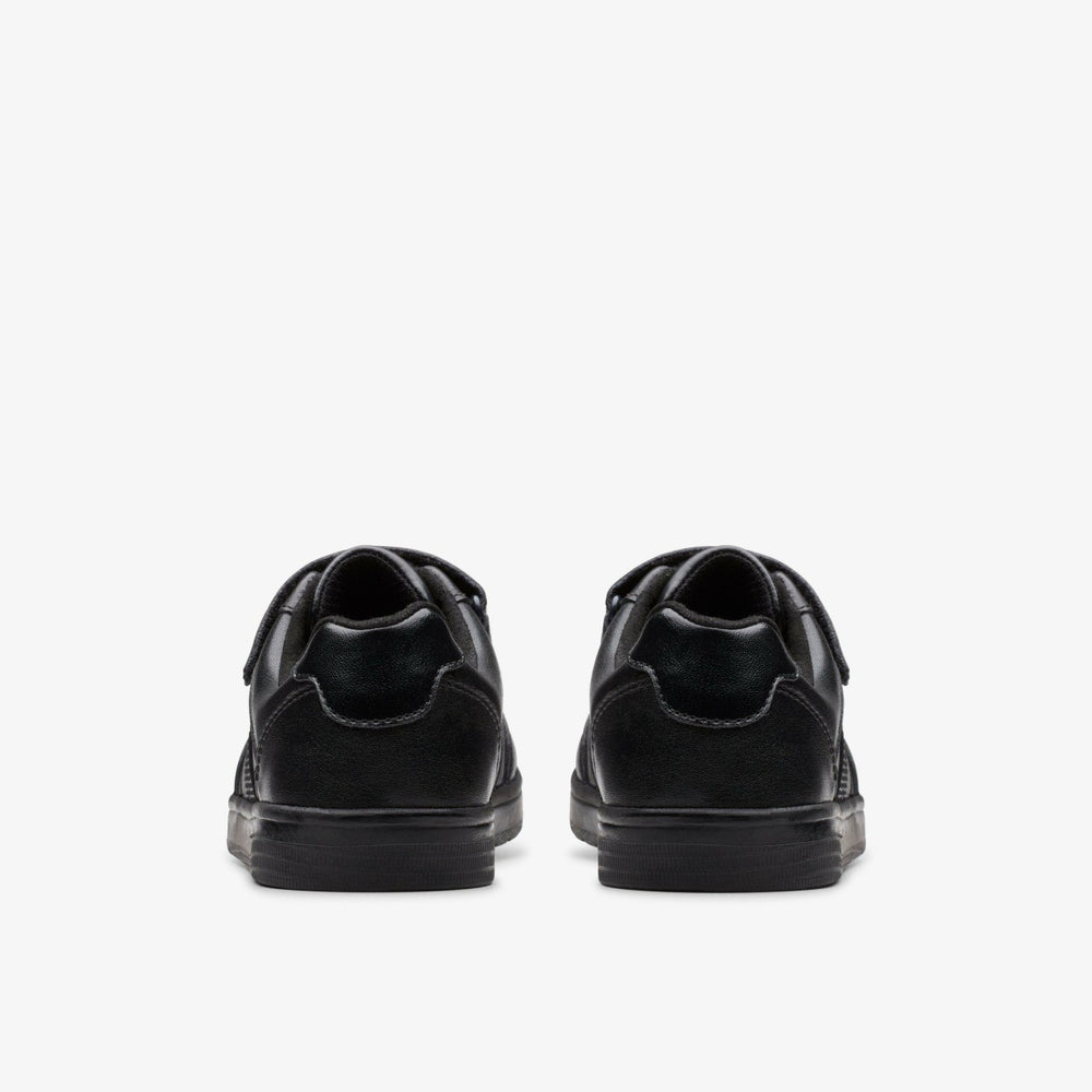 Disco Pace Kid Black Leather | Clarks for sale