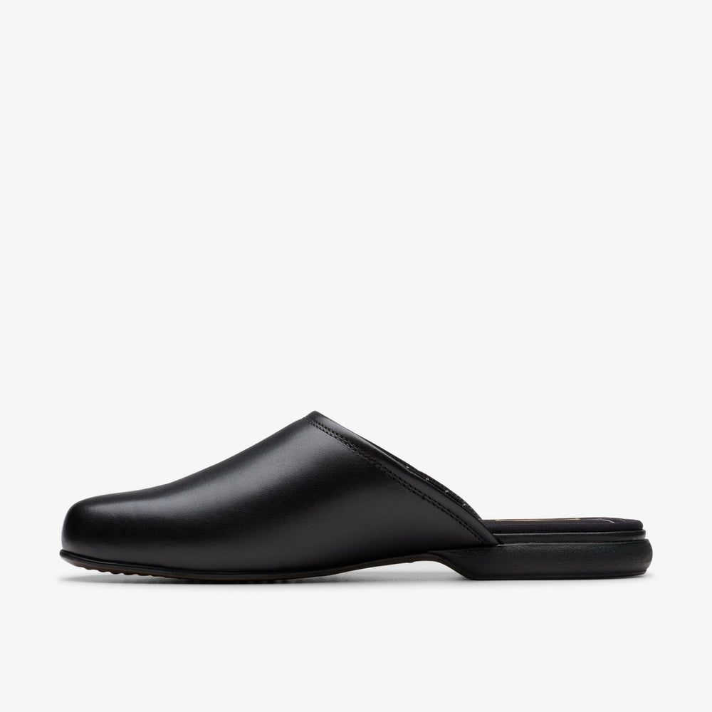 Harston Mule Black Leather | Clarks Sale