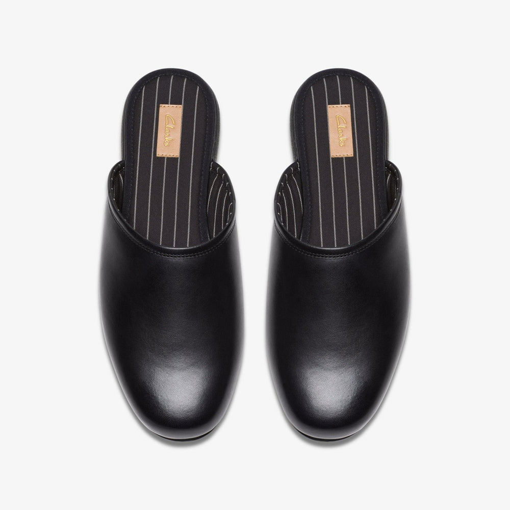 Harston Mule Black Leather | Clarks Sale